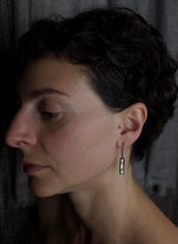 Load image into Gallery viewer, Rectangular Quartz Earrings

