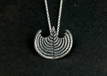 Load image into Gallery viewer, Granulated Foraminifera Pendant and Chain
