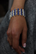 Load image into Gallery viewer, Raw Lapiz Lazuli Slice Bracelet
