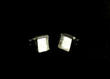 Load image into Gallery viewer, Square Quartz Stud Earring
