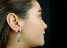 Load image into Gallery viewer, Double Drop Quartz Earrings
