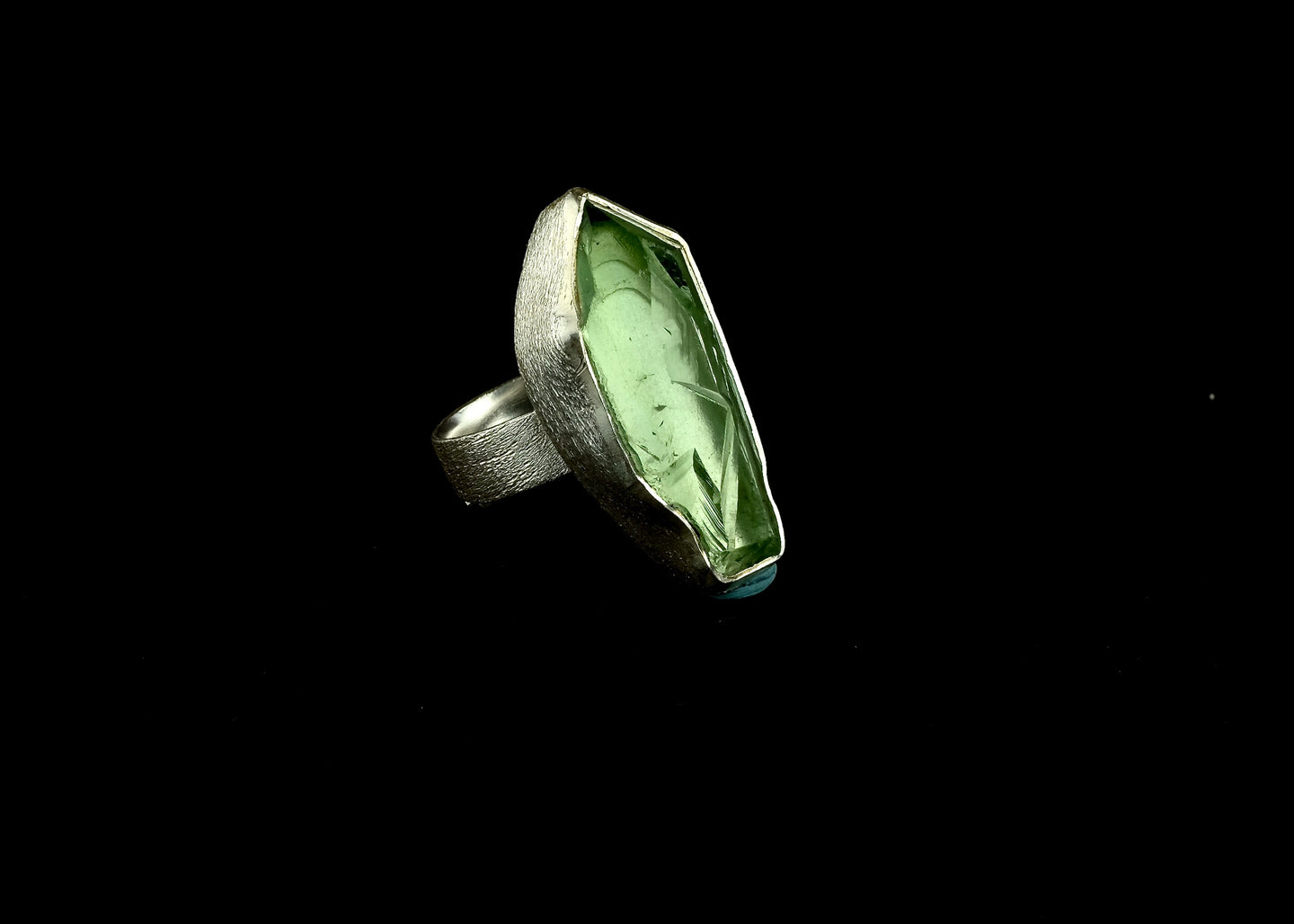 Green Amethyst Ring