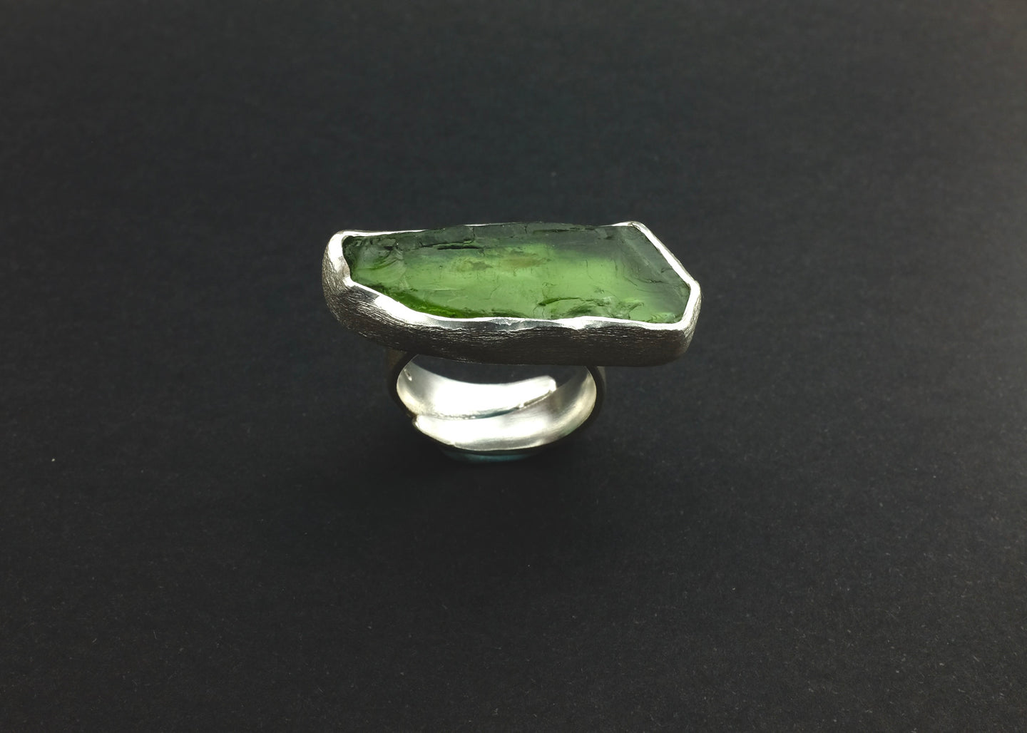 Chrome Diopside Ring